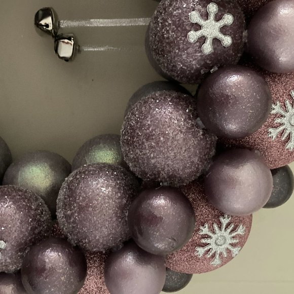 NEW! Hand Crafted Bling Snowflake Wreath 22'' - Picture 9 of 14